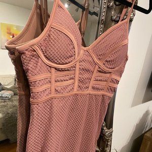 Blush Pink Lace Dress